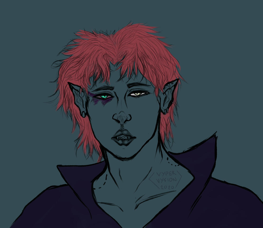 Art Study - 'Choi Yeonjun, son of the Prodromus - the Living Nightmare'